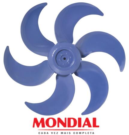 Imagem de Hélice Ventilador Mondial Azul 6 Pás 40cm Nv-06 6p/nv-45 6p