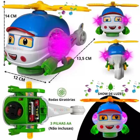 Imagem de Helicóptero Bate Volta Com Som E Luz Brinquedo Infantil