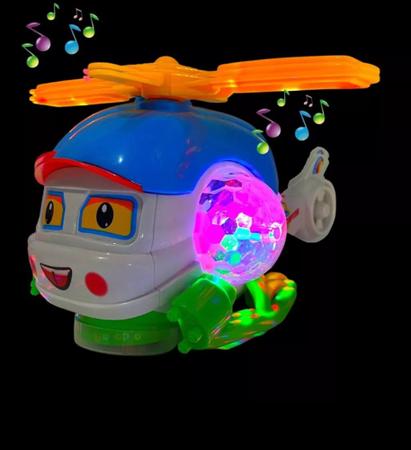 Helicóptero Bate Volta Com Som E Luz Brinquedo Infantil - Kids Think Big Imagem de Helicóptero Bate Volta Com Som E Luz Brinquedo Infantil