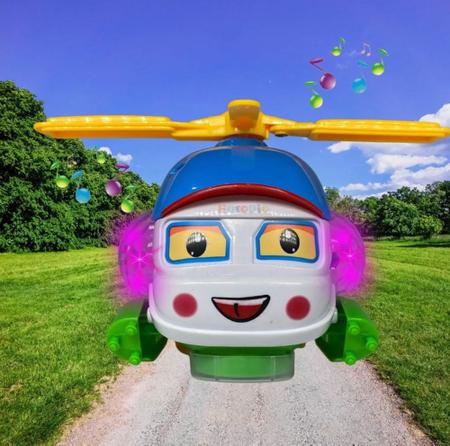 Helicóptero Bate Volta Com Som E Luz Brinquedo Infantil - Kids Think Big Imagem de Helicóptero Bate Volta Com Som E Luz Brinquedo Infantil