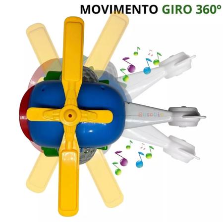 Helicóptero Bate Volta Com Som E Luz Brinquedo Infantil - Kids Think Big Imagem de Helicóptero Bate Volta Com Som E Luz Brinquedo Infantil