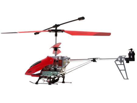 Helicóptero Pegasus Com Controle Remoto E Luz 3 Canais- Vermelho em  Promoção na Americanas