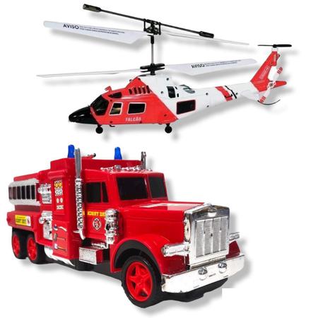 Preços baixos em Kits e Modelos de Helicóptero com Controle Remoto Vermelho