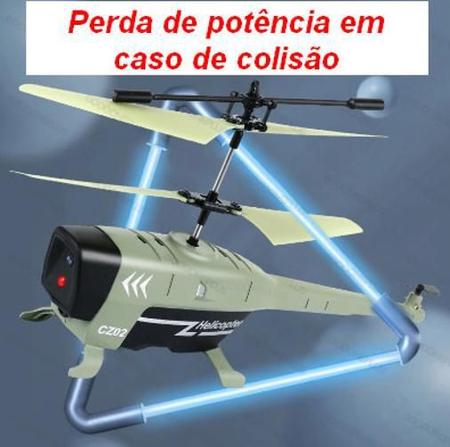 Imagem de Helicóptero De Controle Remoto Evita Obstáculos Brinquedo