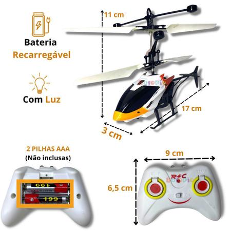 Helicóptero de Controle Remoto 2024, Voa de Verdade, com Sensor de Indução e Controle Remoto - RC - Aviões e Helicópteros de Brinquedo - Magazine Luiza