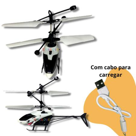 Helicóptero de Controle Remoto 2024, Voa de Verdade, com Sensor de Indução  e Controle Remoto - RC - Aviões e Helicópteros de Brinquedo - Magazine Luiza