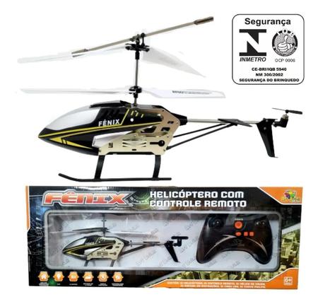 Miniatura Brinquedo Controle Remoto Helicóptero Fênix Avião - Zeim  Importadora - Aviões e Helicópteros de Brinquedo - Magazine Luiza