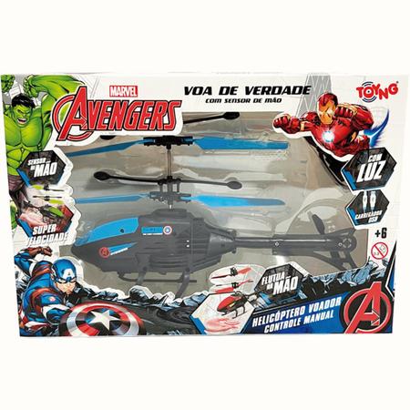 Imagem de Helicóptero Voador Capitão America Sensor de Mão Marvel