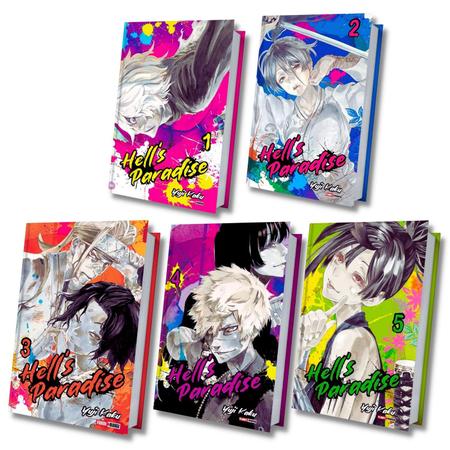 Hell's Paradise Jigokuraku Mangá - KIT Volume 1 Ao 5 Panini em