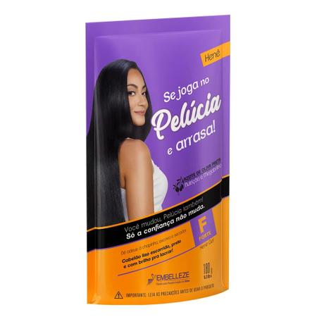 Imagem de Hene em gel pelucia 180gr pouch preto forte (preto azulado)