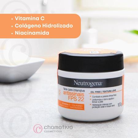 Imagem de Hidratante Antissinais com FPS 22 e Vitamina C 100g Neutrogena