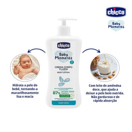 Imagem de Hidratante Corporal Baby Moments 200ml Pele Delicada Chicco