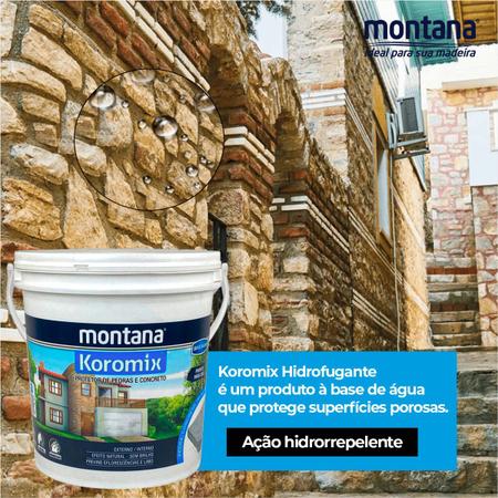 Imagem de Hidrofugante Koromix Protetor De Pedra Concreto Montana 18l