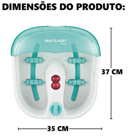 Imagem de Hidromassageador Para Os Pés Foot Spa 220V Multilaser