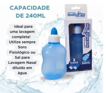 Imagem de Higienizador De Naris Dispositivo Para Lavagem Nasal NoseWash Max