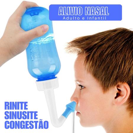 Nebulizador nasal para sinusitis: irrigador descongestivo para lavado nasal