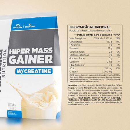 Imagem de Hiper Mass Gainer Pró Séries W/Creatine Baunilha 3Kg