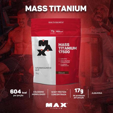 HIPERCALÓRICO MAX TITANIUM 17500 3Kg - MAX TITANIUM