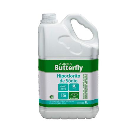 Imagem de Hipoclorito de Sódio Cloro Butterfly 5 Litros Audax