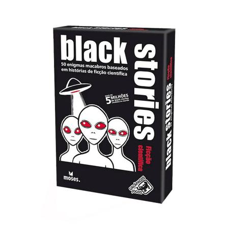Historias Sinistras Black Stories Ficção Científica Jogo de Cartas Galapagos BLK109 - Galápagos Jogos Imagem de Historias Sinistras Black Stories Ficção Científica Jogo de Cartas Galapagos BLK109