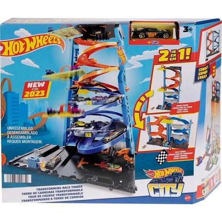 Hot Wheels Corrida 3 Pistas 3 Loopings - Carrinhos de Brinquedos #64 