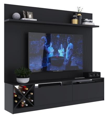 Imagem de Home Estante para Sala de Estar Tv até 60" Preto Quiditá