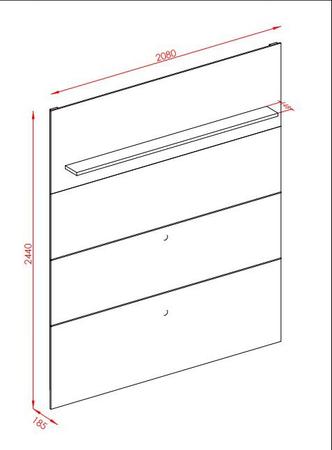Home Suspenso Bugati Para TV até 75 Polegadas Calacata e Off White - Madetec Imagem de Home Suspenso Bugati Para TV até 75 Polegadas Calacata e Off White - Madetec