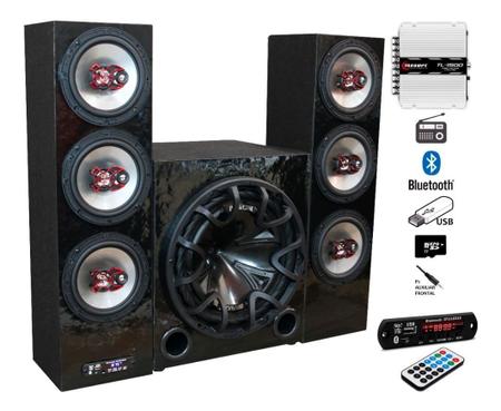 Imagem de Home Theater Bravox Torre Taramps Bluetooth Usb Sd Fm Aux