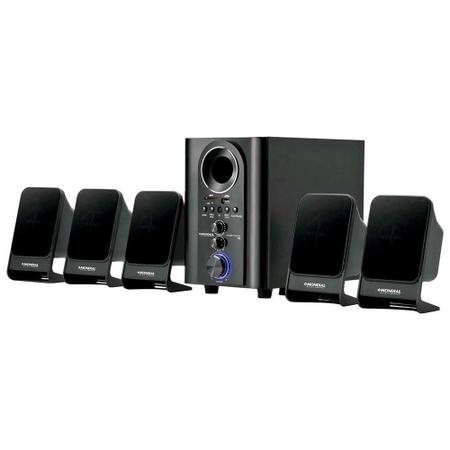 Imagem de Home Theater Mondial HT-11 5.1 Canais, Entradas USB e SD Card, Rádio FM, 75W RMS