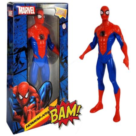 Imagem de Homem Aranha Boneco Brinquedo Articulado Vingadores Grande