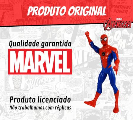 Imagem de Homem Aranha Marvel Boneco Figura Ação Vingadores 22cm