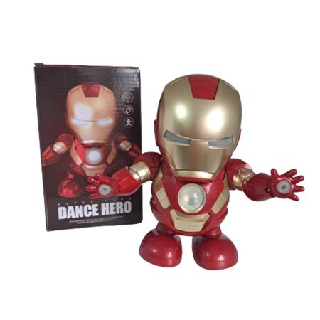 Imagem de Homem De Ferro Dance Party Boneco Iron Man Na Festa Geek