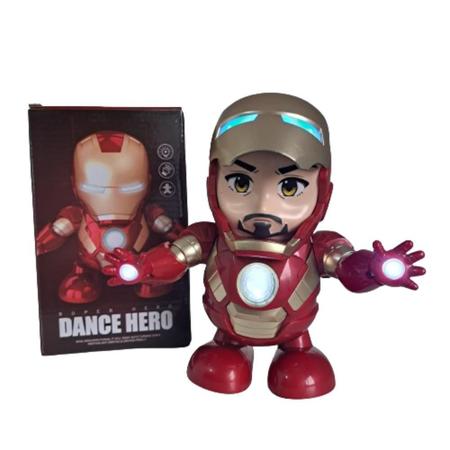 Imagem de Homem De Ferro Festa Geek Dança Incrível Com Boneco Iron Man