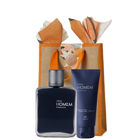 Homem Essence 100ml Com Shampoo Para Cabelo e Barba 100ml Imagem de Homem Essence 100ml Com Shampoo Para Cabelo e Barba 100ml