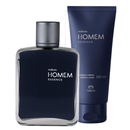 Homem Essence 100ml Com Shampoo Para Cabelo e Barba 100ml Imagem de Homem Essence 100ml Com Shampoo Para Cabelo e Barba 100ml