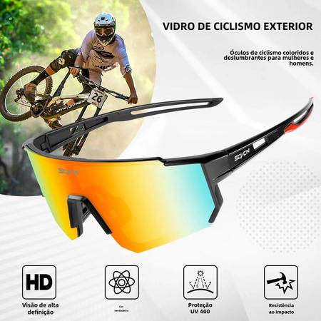 Imagem de Homens Mulheres UV400 Ciclismo Ao Ar Livre Óculos De Sol MTB Bicicleta Esportes Mountain Climbing