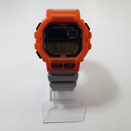 Imagem de Homens Relógio Impermeável Silicone LED Digital Cronômetro Data Borracha Esporte Relógios De Pulso