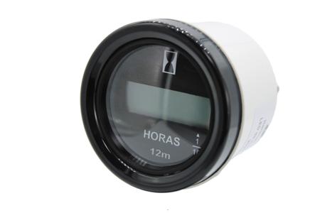 Imagem de Horímetro Digital Universal Bivolt 12v 24v 52mm