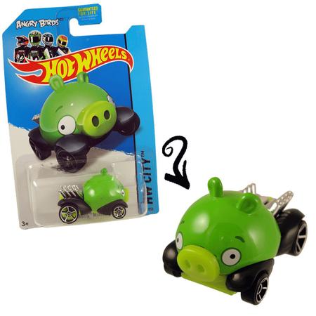 Hot Wheels - Angry Birds Minion Pig 2012, Carro Temático do Jogo, Porco, Carrinho de Bebê Hot Wheels Usado 80146409