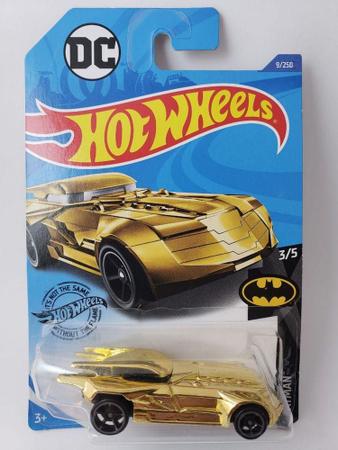 Carrinho Hot Wheels Batmóvel Dourado Batman