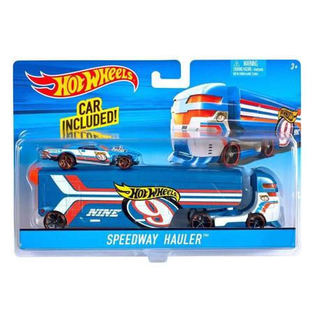 Caminhão Transportador e Pista de Corrida Speedway Hauler Hot Wheels Mattel  - Fátima Criança