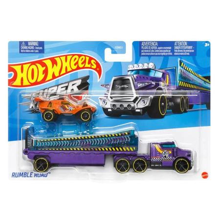 Hot Wheels Caminh o Transporte Super Rigs Mattel BDW51