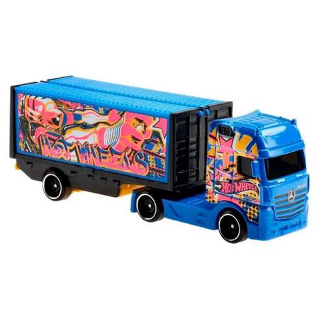 Hot Wheels - Caminhão Velocidade Na Pista - Mercedes-Benz Actros