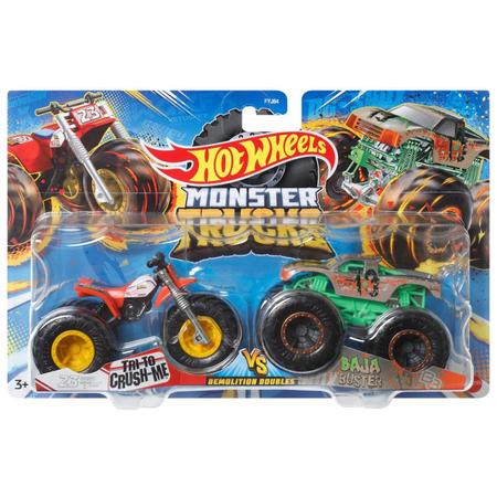 Carrinho Hot Wheels Monster Truck Pack Com 2 Fyj64 Mattel - Loja