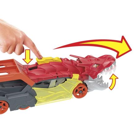 Imagem de Hot Wheels City Lançador Reboque Do Dragão - Mattel GTK42