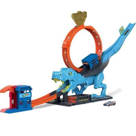 Hot Wheels CITY Pista T-REX Devorador Mattel HKX42 - Pistas de Brinquedo -  Magazine Luiza