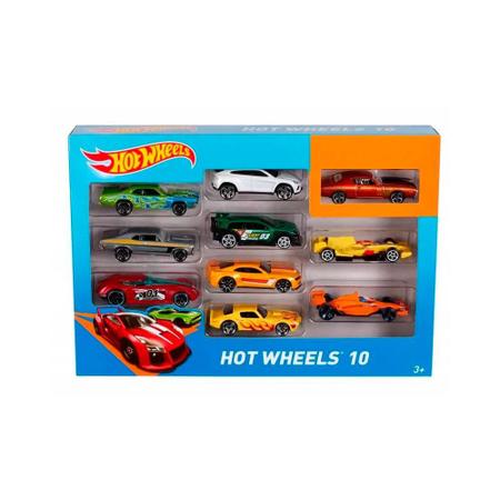 Carros Hot Wheels - Kit Coleção com 10 - Sortidos - Mattel no Shoptime