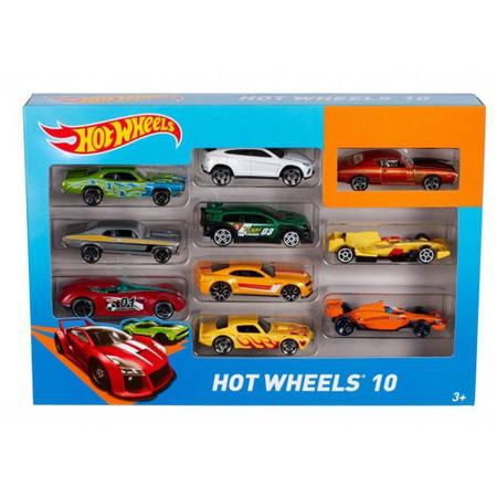 Hot Wheels Conjunto de Veículos 10 Carros Sortidos - Pirlimpimpim Brinquedos