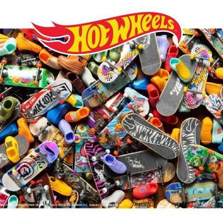 Hot Wheels Skate De Dedo Profissional Com Tênis Fingerboard