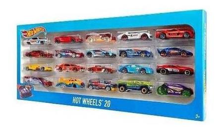 Pacote Com 20 Carrinhos Hot Wheels Originais Sortidos